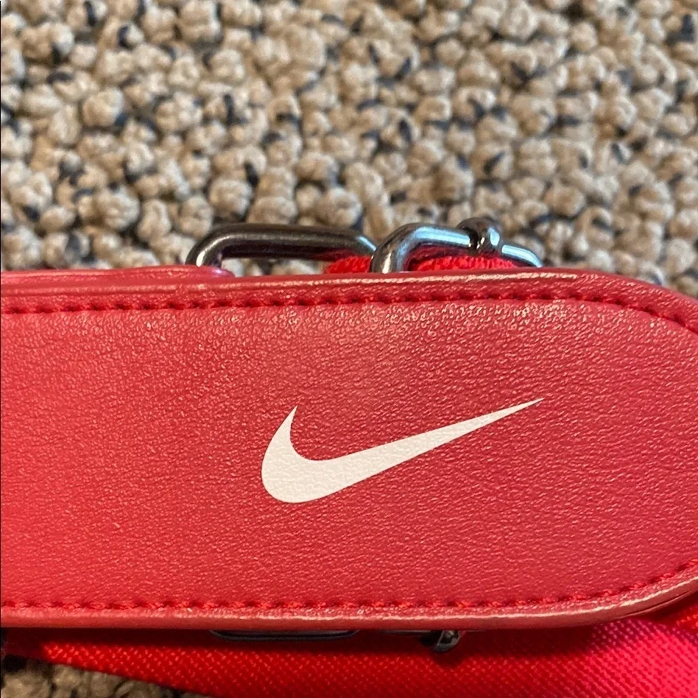 Nike Vibrant Adjustable Red Belt for Baseball or Softball